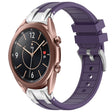 For Samsung Galaxy Watch3 41mm 20mm Quick Release Silver Buckle Royal Silicone Watch Band(Purple) - free shipping - PMC TechLife - Order now!