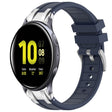 For Samsung Galaxy Watch Active 2 20mm Quick Release Silver Buckle Royal Silicone Watch Band(Navy Blue) - free shipping - PMC TechLife - Order now!