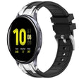 For Samsung Galaxy Watch Active 2 20mm Quick Release Silver Buckle Royal Silicone Watch Band(Black) - free shipping - PMC TechLife - Order now!