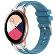 For Samsung Galaxy Watch Active 20mm Quick Release Silver Buckle Royal Silicone Watch Band(Sea Blue) - free shipping - PMC TechLife - Order now!