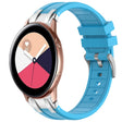 For Samsung Galaxy Watch Active 20mm Quick Release Silver Buckle Royal Silicone Watch Band(Sky Blue) - free shipping - PMC TechLife - Order now!