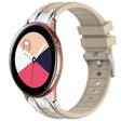 For Samsung Galaxy Watch Active 20mm Quick Release Silver Buckle Royal Silicone Watch Band(Starlight) - free shipping - PMC TechLife - Order now!