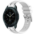 For Samsung Galaxy Watch 42mm 20mm Quick Release Silver Buckle Royal Silicone Watch Band(White) - free shipping - PMC TechLife - Order now!