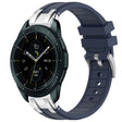 For Samsung Galaxy Watch 42mm 20mm Quick Release Silver Buckle Royal Silicone Watch Band(Navy Blue) - free shipping - PMC TechLife - Order now!