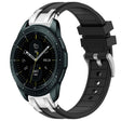 For Samsung Galaxy Watch 42mm 20mm Quick Release Silver Buckle Royal Silicone Watch Band(Black) - free shipping - PMC TechLife - Order now!
