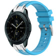 For Samsung Galaxy Watch 42mm 20mm Quick Release Silver Buckle Royal Silicone Watch Band(Sky Blue) - free shipping - PMC TechLife - Order now!
