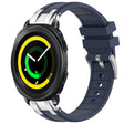 For Samsung Gear Sport 20mm Quick Release Silver Buckle Royal Silicone Watch Band(Navy Blue) - free shipping - PMC TechLife - Order now!