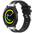 For Samsung Gear Sport 20mm Quick Release Silver Buckle Royal Silicone Watch Band(Black) - free shipping - PMC TechLife - Order now!