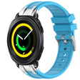 For Samsung Gear Sport 20mm Quick Release Silver Buckle Royal Silicone Watch Band(Sky Blue) - free shipping - PMC TechLife - Order now!