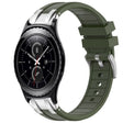 For Samsung Gear S2 Classic 20mm Quick Release Silver Buckle Royal Silicone Watch Band(Olive Green) - free shipping - PMC TechLife - Order now!