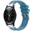 For Samsung Gear S2 Classic 20mm Quick Release Silver Buckle Royal Silicone Watch Band(Sea Blue) - free shipping - PMC TechLife - Order now!