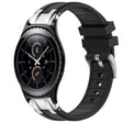 For Samsung Gear S2 Classic 20mm Quick Release Silver Buckle Royal Silicone Watch Band(Black) - free shipping - PMC TechLife - Order now!