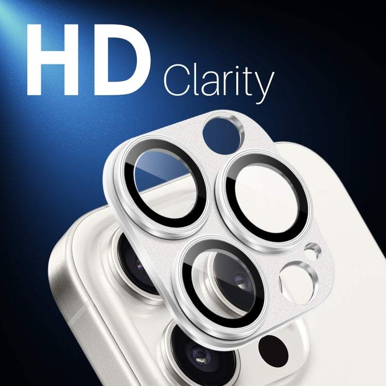 For iPhone 16 Pro / 16 Pro Max NORTHJO Matte Camera Lens Protector Tempered Glass Rear Lens Film(Silver)
