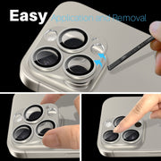 For iPhone 16 Pro / 16 Pro Max NORTHJO Matte Camera Lens Protector Tempered Glass Rear Lens Film(Natural)