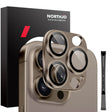 For iPhone 16 Pro / 16 Pro Max NORTHJO Matte Camera Lens Protector Tempered Glass Rear Lens Film(Brown) - iPhone 16 Pro Tempered Glass by NORTHJO | Online Shopping South Africa | PMC TechLife | Buy Now Pay Later Mobicred
