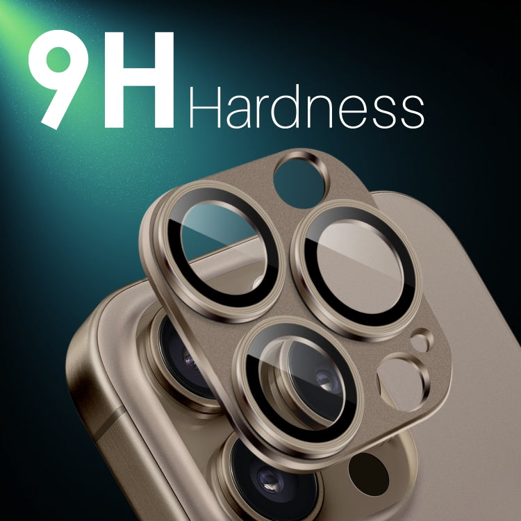 For iPhone 16 Pro / 16 Pro Max NORTHJO Matte Camera Lens Protector Tempered Glass Rear Lens Film(Brown)