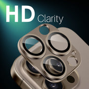 For iPhone 16 Pro / 16 Pro Max NORTHJO Matte Camera Lens Protector Tempered Glass Rear Lens Film(Brown)