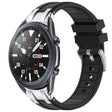 For Samsung Galaxy Watch 3 45mm 22mm Quick Release Silver Buckle Royal Silicone Watch Band(Black) - free shipping - PMC TechLife - Order now!