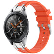 For Samsung Galaxy Watch 46mm 22mm Quick Release Silver Buckle Royal Silicone Watch Band(Orange) - free shipping - PMC TechLife - Order now!