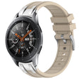 For Samsung Galaxy Watch 46mm 22mm Quick Release Silver Buckle Royal Silicone Watch Band(Starlight) - free shipping - PMC TechLife - Order now!