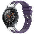For Samsung Galaxy Watch 46mm 22mm Quick Release Silver Buckle Royal Silicone Watch Band(Purple) - free shipping - PMC TechLife - Order now!