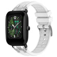For Amazfit Bip U 20mm Quick Release Silver Buckle Royal Silicone Watch Band(White) - free shipping - PMC TechLife - Order now!
