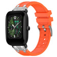For Amazfit Bip U 20mm Quick Release Silver Buckle Royal Silicone Watch Band(Orange) - free shipping - PMC TechLife - Order now!