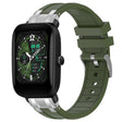 For Amazfit Bip U 20mm Quick Release Silver Buckle Royal Silicone Watch Band(Olive Green) - free shipping - PMC TechLife - Order now!
