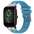 For Amazfit Bip U 20mm Quick Release Silver Buckle Royal Silicone Watch Band(Sea Blue) - free shipping - PMC TechLife - Order now!
