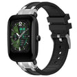 For Amazfit Bip U 20mm Quick Release Silver Buckle Royal Silicone Watch Band(Black) - free shipping - PMC TechLife - Order now!