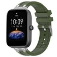 For Amazfit Bip3 Pro 20mm Quick Release Silver Buckle Royal Silicone Watch Band(Olive Green) - free shipping - PMC TechLife - Order now!
