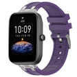 For Amazfit Bip3 Pro 20mm Quick Release Silver Buckle Royal Silicone Watch Band(Purple) - free shipping - PMC TechLife - Order now!