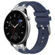 For Amazfit GTR Mini 20mm Quick Release Silver Buckle Royal Silicone Watch Band(Navy Blue) - free shipping - PMC TechLife - Order now!