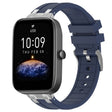 For Amazfit Bip3 20mm Quick Release Silver Buckle Royal Silicone Watch Band(Navy Blue) - free shipping - PMC TechLife - Order now!