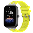 For Amazfit Bip3 20mm Quick Release Silver Buckle Royal Silicone Watch Band(Vital Yellow) - free shipping - PMC TechLife - Order now!