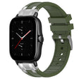 For Amazfit GTS 2e 20mm Quick Release Silver Buckle Royal Silicone Watch Band(Olive Green) - free shipping - PMC TechLife - Order now!