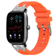 For Amazfit GTS 2 Mini 20mm Quick Release Silver Buckle Royal Silicone Watch Band(Orange) - free shipping - PMC TechLife - Order now!