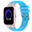 For Amazfit Pop Pro 20mm Quick Release Silver Buckle Royal Silicone Watch Band(Sky Blue) - free shipping - PMC TechLife - Order now!