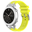 For Amazfit Pop 20mm Quick Release Silver Buckle Royal Silicone Watch Band(Vital Yellow) - free shipping - PMC TechLife - Order now!