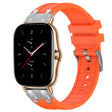 For Amazfit GTS 2 20mm Quick Release Silver Buckle Royal Silicone Watch Band(Orange) - free shipping - PMC TechLife - Order now!
