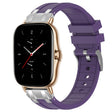 For Amazfit GTS 2 20mm Quick Release Silver Buckle Royal Silicone Watch Band(Purple) - free shipping - PMC TechLife - Order now!