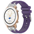 For Amazfit GTR 42mm 20mm Quick Release Silver Buckle Royal Silicone Watch Band(Purple) - free shipping - PMC TechLife - Order now!