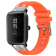 For Amazfit Bip Lite 20mm Quick Release Silver Buckle Royal Silicone Watch Band(Orange) - free shipping - PMC TechLife - Order now!