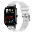 For Amazfit GTS 20mm Quick Release Silver Buckle Royal Silicone Watch Band(White) - free shipping - PMC TechLife - Order now!