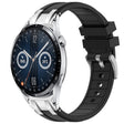For Huawei Watch GT3 42mm 20mm Quick Release Silver Buckle Royal Silicone Watch Band(Black) - free shipping - PMC TechLife - Order now!