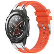 For Huawei Watch 2 20mm Quick Release Silver Buckle Royal Silicone Watch Band(Orange) - free shipping - PMC TechLife - Order now!