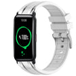 For Honor Watch ES 20mm Quick Release Silver Buckle Royal Silicone Watch Band(White) - free shipping - PMC TechLife - Order now!