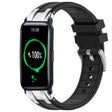 For Honor Watch ES 20mm Quick Release Silver Buckle Royal Silicone Watch Band(Black) - free shipping - PMC TechLife - Order now!