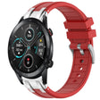 For Honor Magic Watch 2 42mm 20mm Quick Release Silver Buckle Royal Silicone Watch Band(Red) - free shipping - PMC TechLife - Order now!