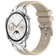 For Huawei Watch GT4 46mm 22mm Quick Release Silver Buckle Royal Silicone Watch Band(Starlight) - free shipping - PMC TechLife - Order now!
